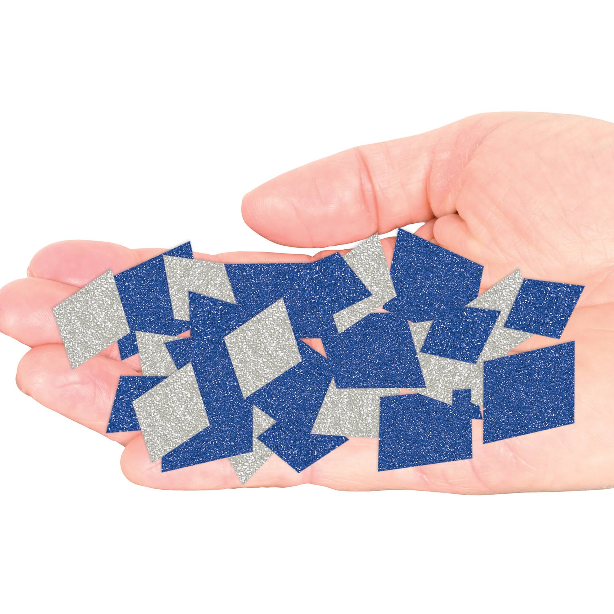 Beistle 1oz. Blue & Silver Oktoberfest Deluxe Sparkle Confetti